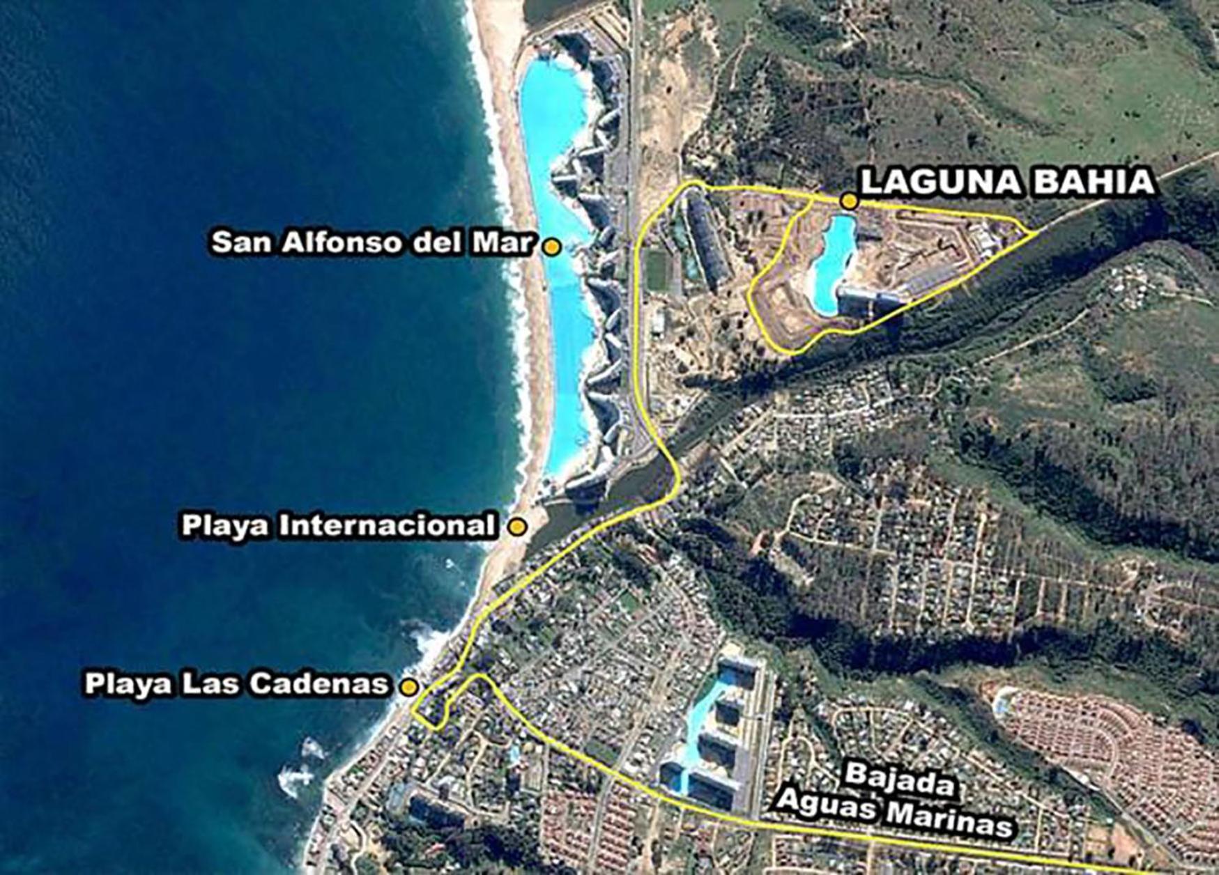Laguna Bahía Algarrobo Exterior foto